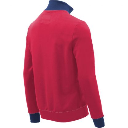 HSW0MQ_Sweatjacke Rib Stehkragen rot fairtrade 2