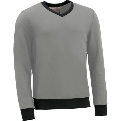 RI0BPD_Pullover VAusschnitt grau fairtrade 1