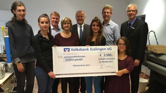 Textilunternehmen wasni gewinnt Esslinger Inklusionspreis