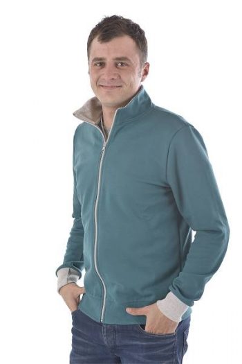 Sweatjacke in Deutschland genäht