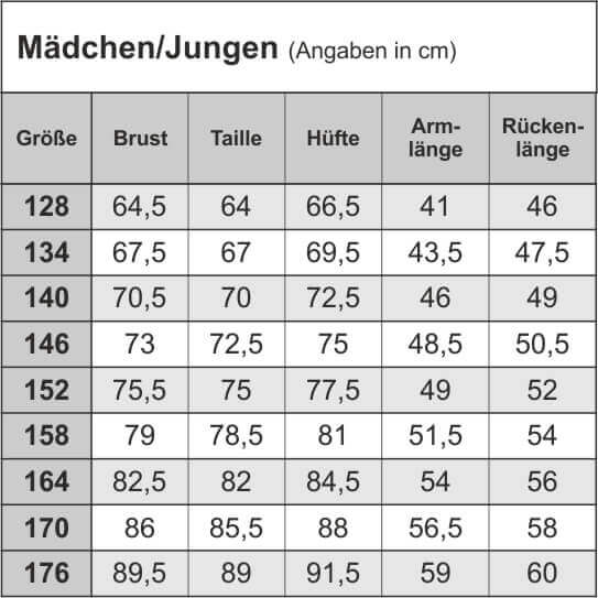 Option A: Konfektionsgrößen » WASNI
