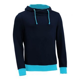 Kapuzenpullover mit Schalkragen_fairtrade_marineblau_2KL8U0_front