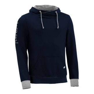 Kapuzenpullover mit Schalkragen_fairtrade_marineblau_AFLLDY_front