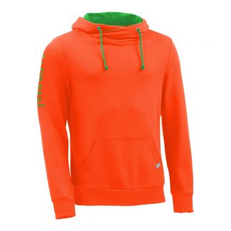 Kapuzenpullover mit Schalkragen_fairtrade_orange_O1UBWN_front