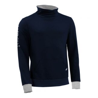 Pullover mit Schalkragen_fairtrade_marineblau_6A5DED_front