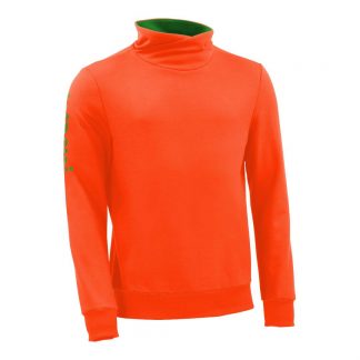 Pullover mit Schalkragen_fairtrade_orange_KVZL3X_front