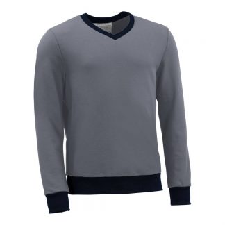 Pullover mit V-Ausschnitt_fairtrade_grau_WNKHSQ_front