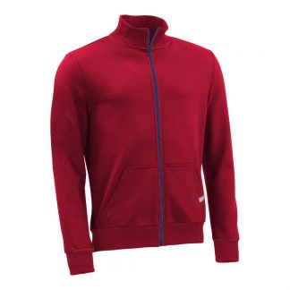 Stehkragenjacke_fairtrade_rot_BS51SF_front