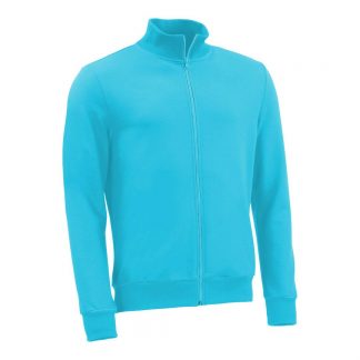 Stehkragenjacke_fairtrade_tuerkis_FVKAKE_front