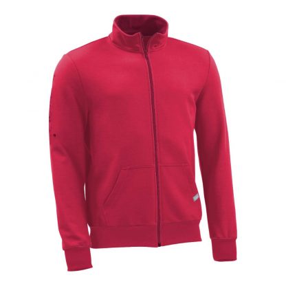 Sweatjacke_fairtrade_himbeer_1N21NR_front