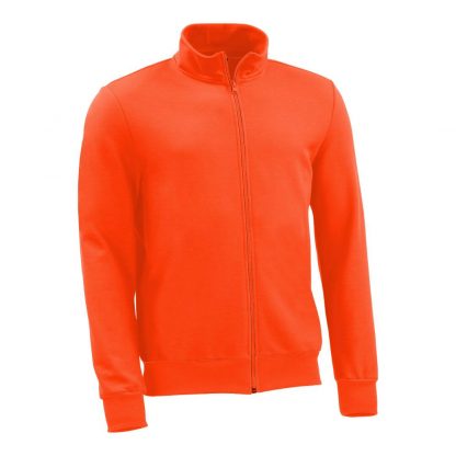 Sweatjacke_fairtrade_orange_T3MH5A_front