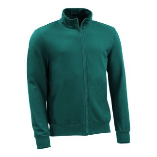 Sweatjacke_fairtrade_petrol_T5FP39_front