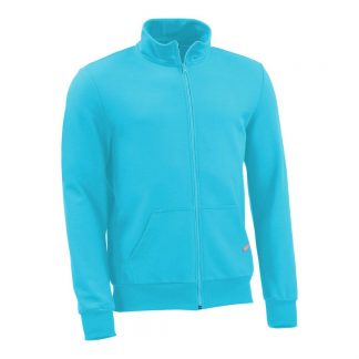 Sweatjacke_fairtrade_tuerkis_Q9H6JZ_front