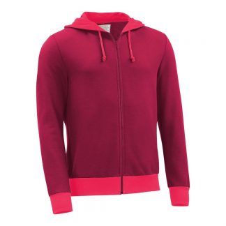 Kapuzenjacke_fairtrade_weinrot_QWIVKU_front