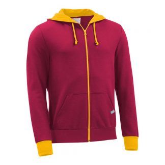 Kapuzenjacke_fairtrade_weinrot_RDKNRI_front