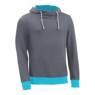 Kapuzenpullover mit Schalkragen_fairtrade_grau_10KTJJ_front