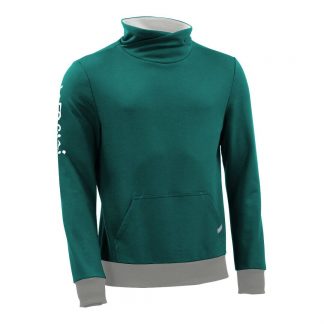 Pullover mit Schalkragen_fairtrade_petrol_0NA18O_front