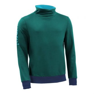 Pullover mit Schalkragen_fairtrade_petrol_5RI5OV_front