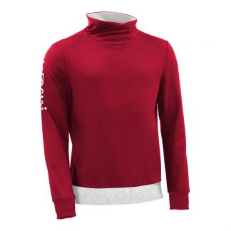 Pullover mit Schalkragen_fairtrade_rot_LH9208_front