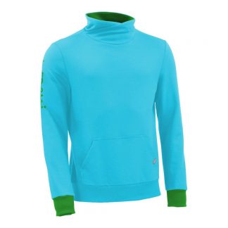 Pullover mit Schalkragen_fairtrade_tuerkis_0BPXDL_front