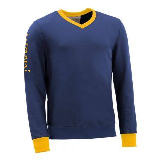 Pullover mit V-Ausschnitt_fairtrade_blau_W9SSXL_front