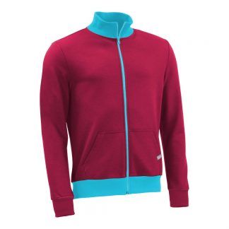 Stehkragenjacke_fairtrade_weinrot_WAIMLY_front