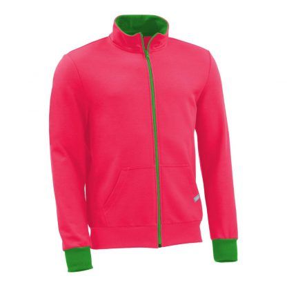 Sweatjacke_fairtrade_pink_INA6VF_front