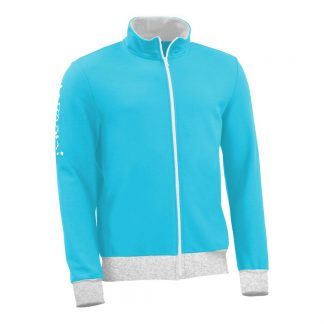 Sweatjacke_fairtrade_tuerkis_BDDGNE_front