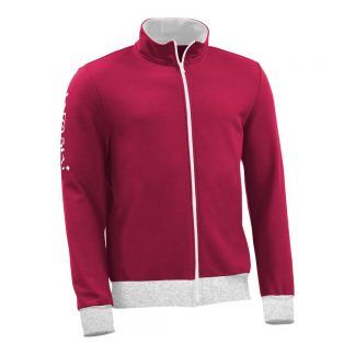 Sweatjacke_fairtrade_weinrot_A495YJ_front