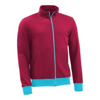 Sweatjacke_fairtrade_weinrot_O14WB3_front