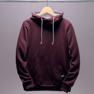 hoodie-kapuzenpullover-maenner-bordeaux