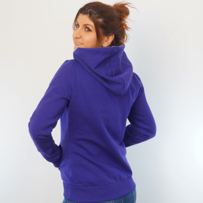 lila_mRV_rueck zip Hoodie fair fashion biobaumwolle öko slow fashion Hoodie