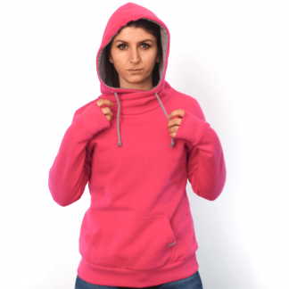 pink_oRV_front Hoodie fair fashion biobaumwolle öko slow fashion Hoodie
