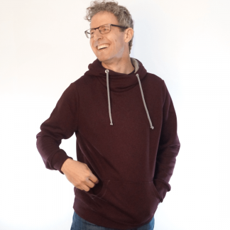 bordeaux_oRV_02 Hoodie fair fashion biobaumwolle öko slow fashion Hoodie