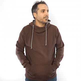 braun_oRV_03 Hoodie fair fashion biobaumwolle öko slow fashion Hoodie brown