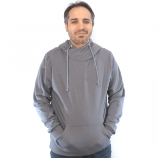 grau_oRV_02 Hoodie fair fashion biobaumwolle öko slow fashion Hoodie grey
