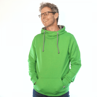gruen_oRV_02 Hoodie fair fashion gruener biobaumwolle grüner öko slow fashion Hoodie green