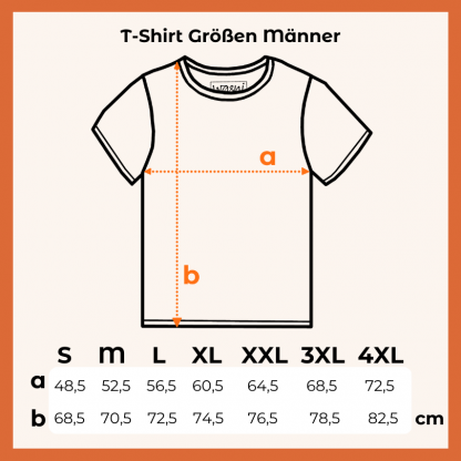 T-Shirt Maßtabelle Männer