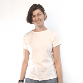T-Shirt weiß für Frauen - hergestellt in Deutschland