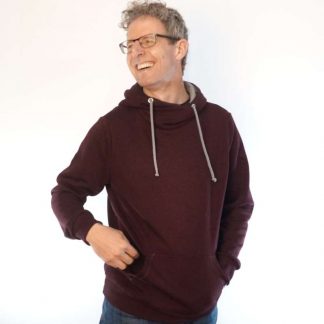 bordeaux Hoodie fair fashion biobaumwolle öko slow fashion