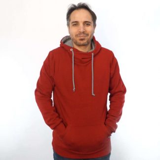 chili Hoodie fair fashion biobaumwolle öko roter slow fashion Hoodie
