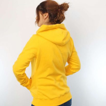 gelb zip Hoodie bio fair fashion biobaumwolle öko kapuzenjacke