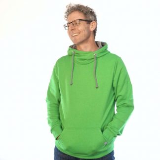 gruen Hoodie fair fashion gruener biobaumwolle grüner öko slow fashion green