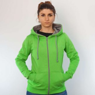 gruen zip Hoodie fair fashion biobaumwolle öko slow fashion