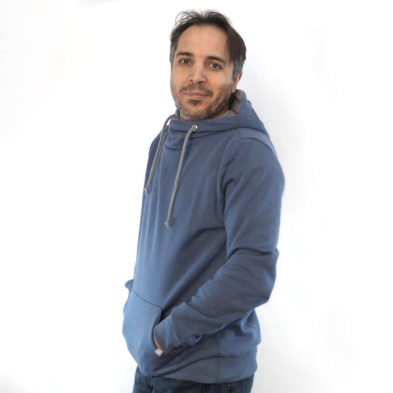 jeans Hoodie fair fashion biobaumwolle öko slow fashion Hoodie