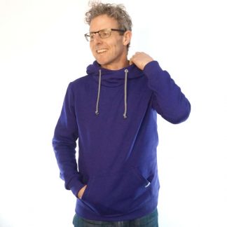 lila Hoodie fair fashion biobaumwolle lilaner hoodie lavendel öko slow fashion Hoodie purple