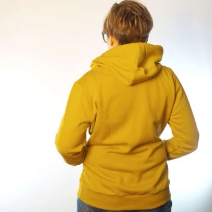 senf zip Hoodie fair fashion biobaumwolle öko slow fashion