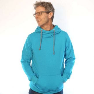 tuerkis Hoodie fair fashion biobaumwolle öko türkisener tuerkisener slow fashion türkis turquoise