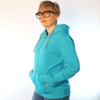 tuerkis fair fashion biobaumwolle öko slow fashion Hoodie