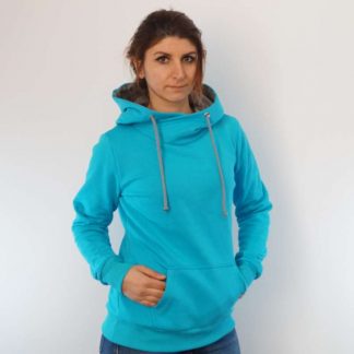 tuerkis hergestellt in deutschland fair fashion biobaumwolle öko slow fashion Hoodie